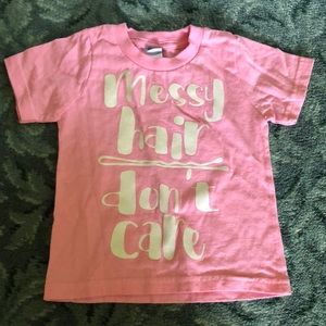 Messy hair don’t care shirt